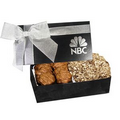 The Executive Almond Butter Crunch & Cashew Turtles Box - Black